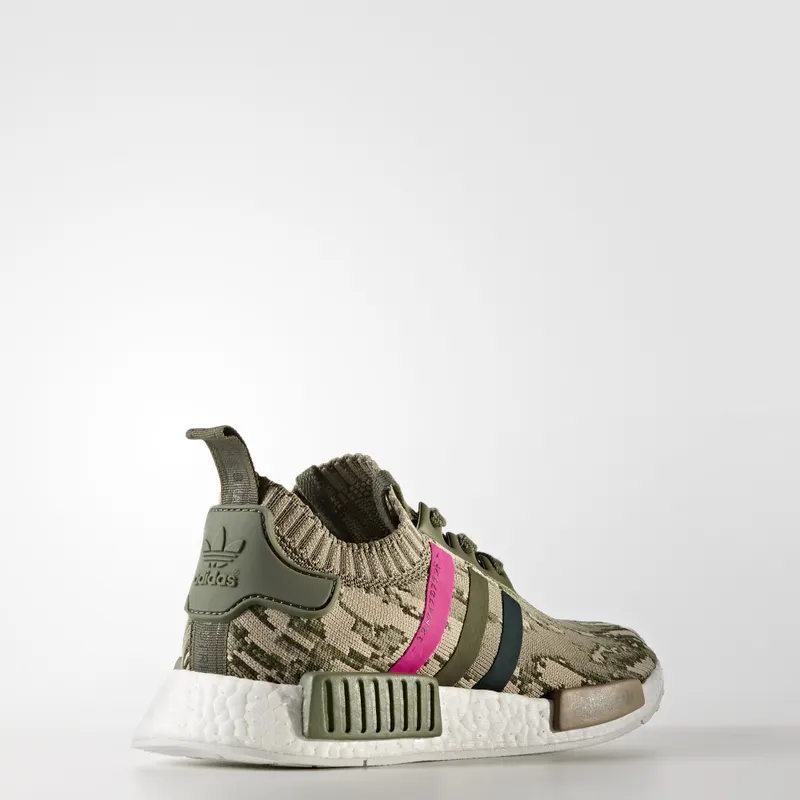 adidas NMD R1 Glitch Camo St Major (W) Sergeant Major/Green Night/Shock Pink (BY9864)