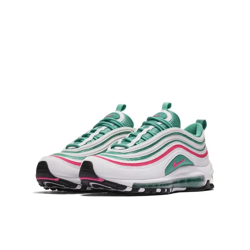 Nike Air Max 97 South Beach (GS) White/Pink Blast-Kinetic Green-Black (921522-101)