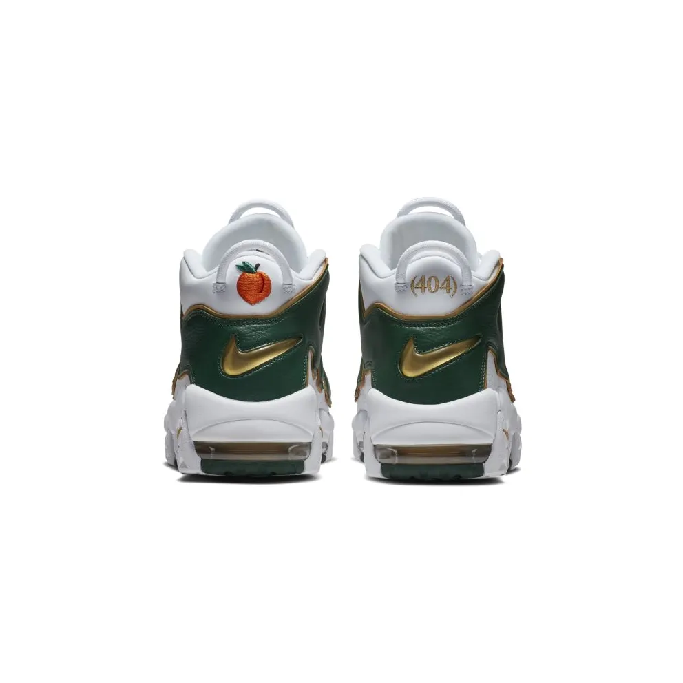 Nike Air More Uptempo Atlanta White/Gorge Green-Metallic Gold (AJ3139-100)
