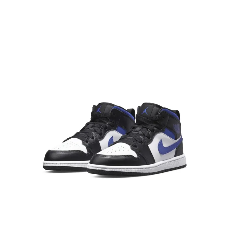 Air Jordan 1 Mid Racer Blue (PS) – “Black / Racer Blue-white” (640734-140)