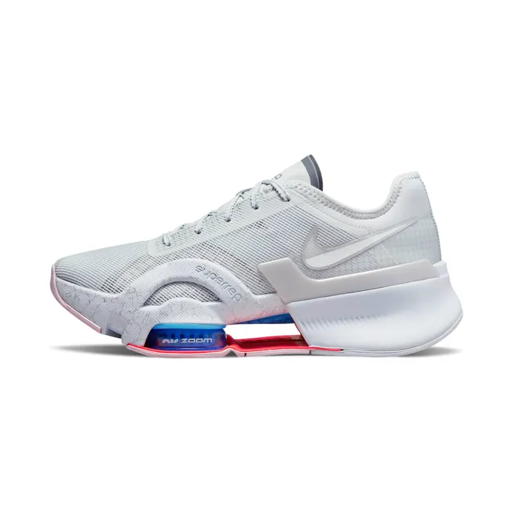 Nike Air Zoom SuperRep 3 -sessies “Pure Platinum / Cool Grey / University Blue / Metallic Silver” (DA9492-004)