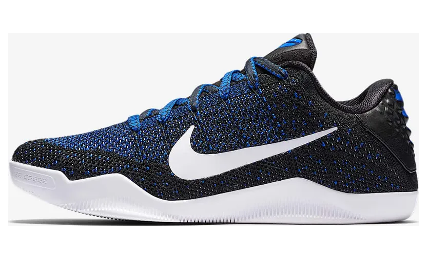 Nike Kobe 11 Elite Low Mark Parker Muse “Black / Racer Blue / White” (822675-014)