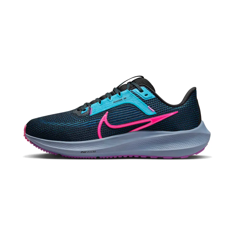 Nike Pegasus 40 SE Black Baltic Blue Hyper Pink (FJ2974-001)