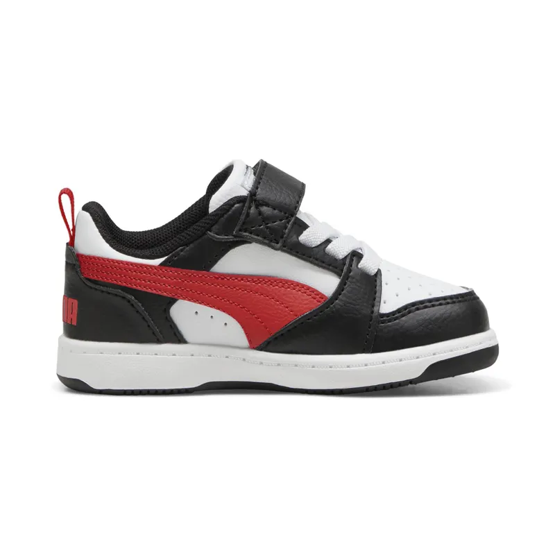 Puma Rebound v6 Lo “Puma White / For All Time Red / Puma Black” (397420_04)