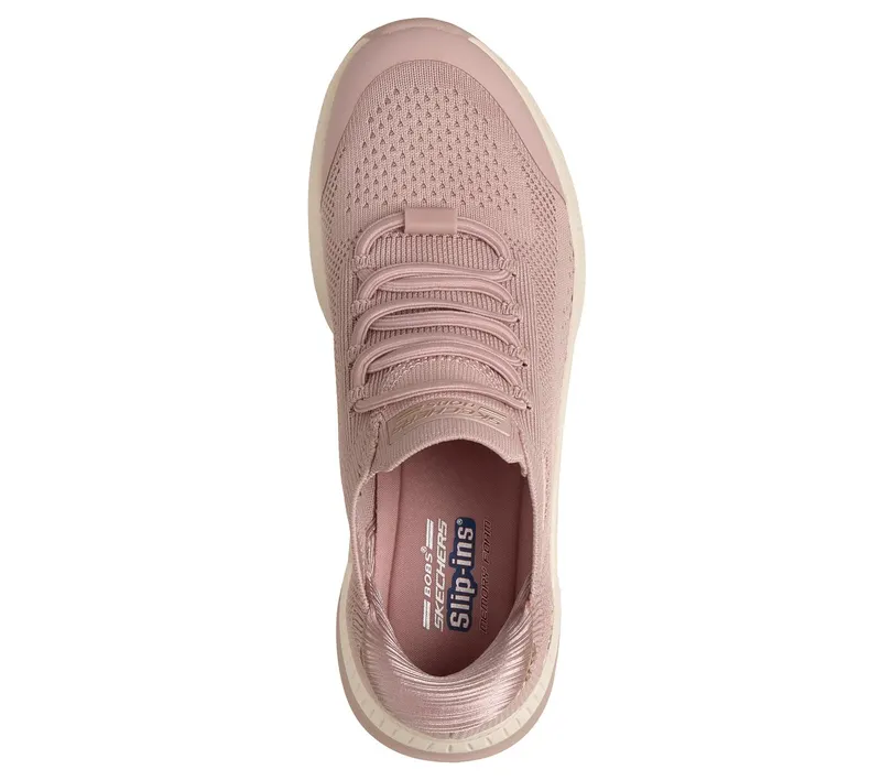 Skechers Slip-ins: BOBS Squad 4 – Dire Step Sneaker Blush Pink