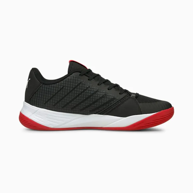Puma Accelerate Pro handbalschoenen Wit/Zwart/Rood (106461-01)