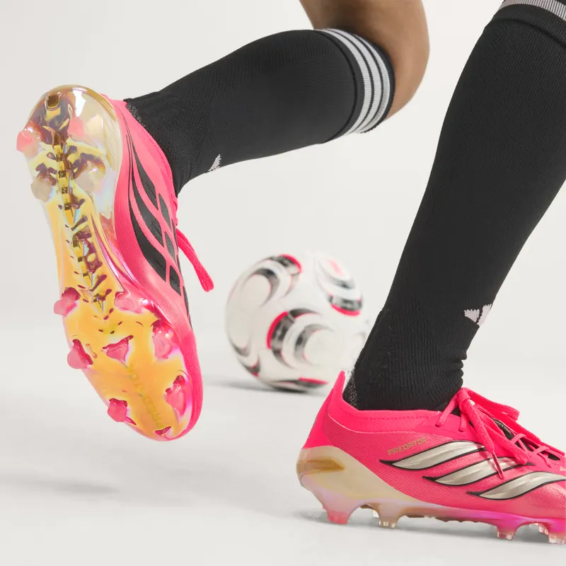 Adidas Predator Elite FG Football Boots, Pink, Größe 41 ⅓ (HP9973)