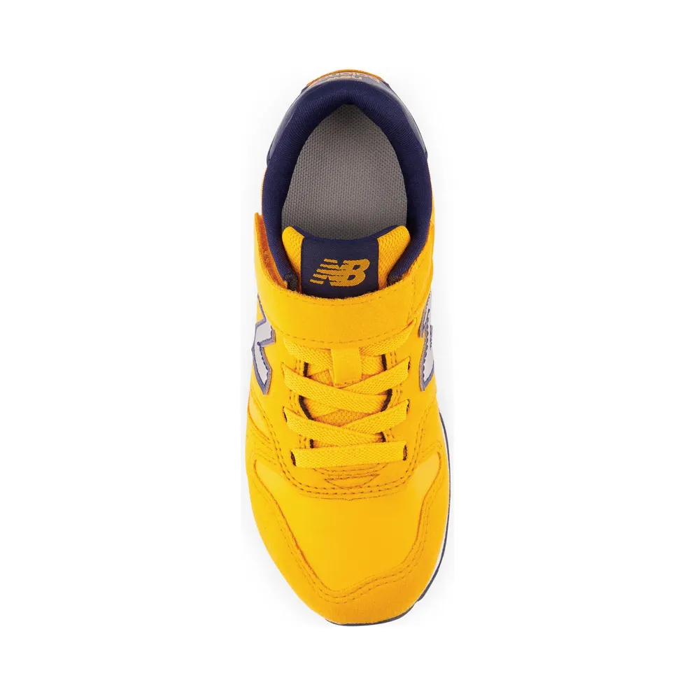New Balance 373 Bungee Lace with Top Strap Marigold / Pigment (YV373V2-40539)