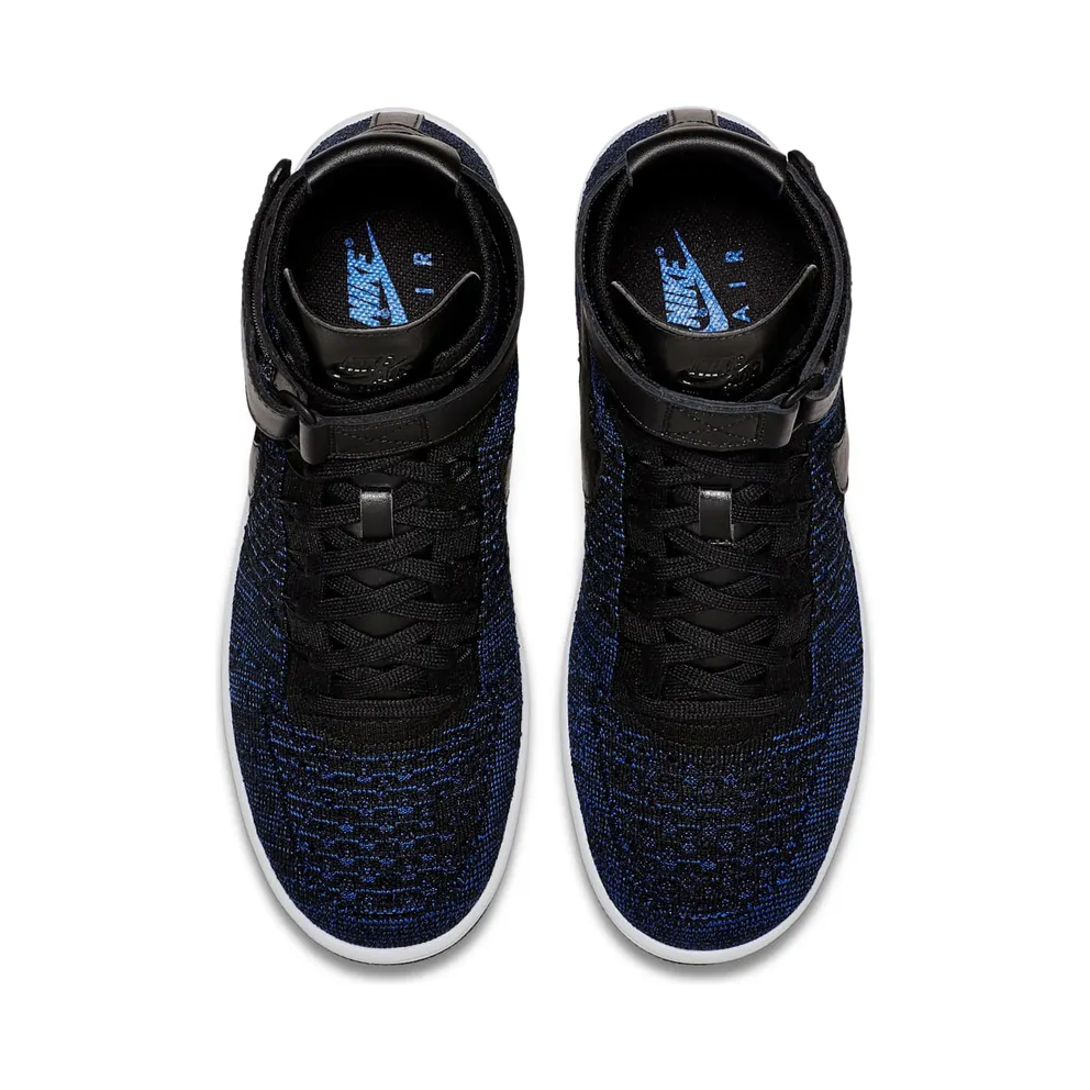 Nike Air Force 1 Ultra Flyknit Mid “Game Royal / White / Black” (817420-400)