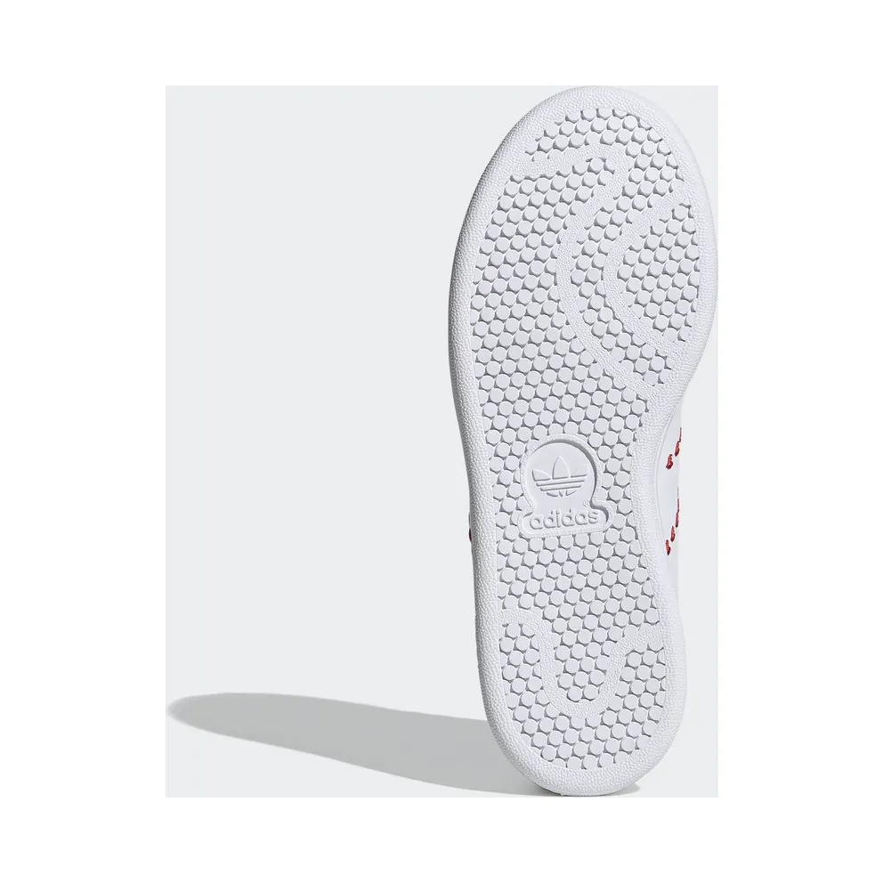 adidas Stan Smith Cloud White Lush Red (GS) Cloud White/Cloud White/Lush Red (EG6495)