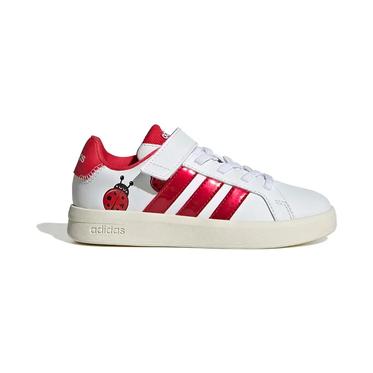 Adidas Grand Court Cloud White / Pure Ruby / Off White (KJ8650)