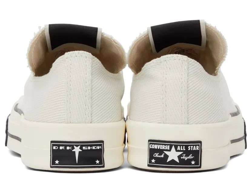 Rick owens Off-White Converse Edition TurboDrk Chuck 70 Low 111 MILK (DC02AX766 CTDR1) (4)