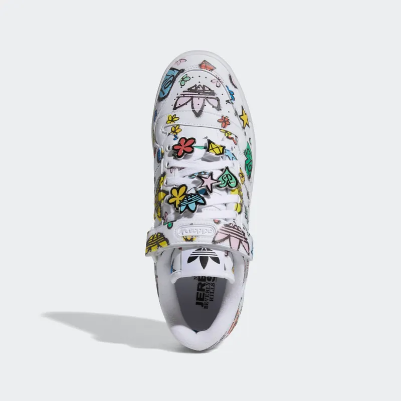 Adidas Jeremy Scott Forum 84 Low Mono Cloud White / Cloud White / Core Black (GX9668)