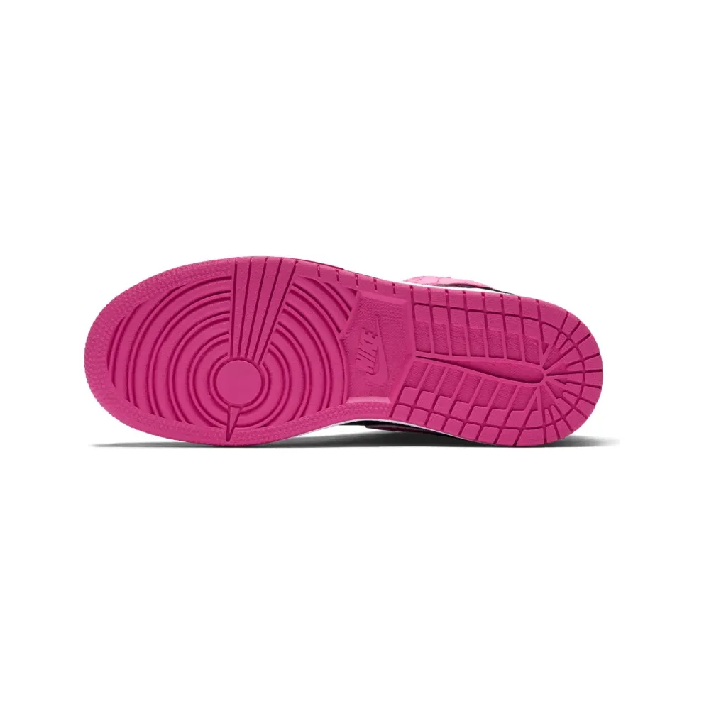 Jordan 1 Retro High Black Vivid Pink (GS) Black/Vivid Pink-White (332148-008)