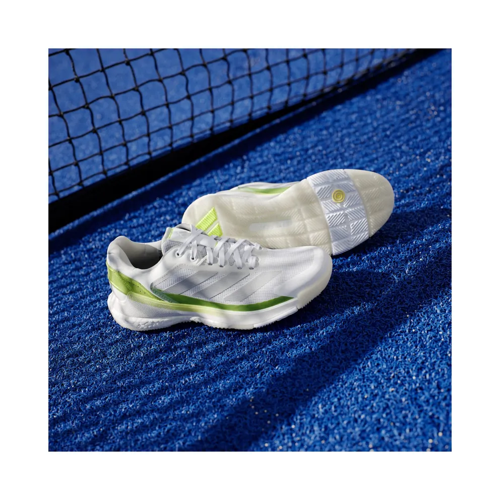 Adidas Crazyquick BOOST Padel Cloud White / Zero Metalic / Lucid Lemon (JP7228)