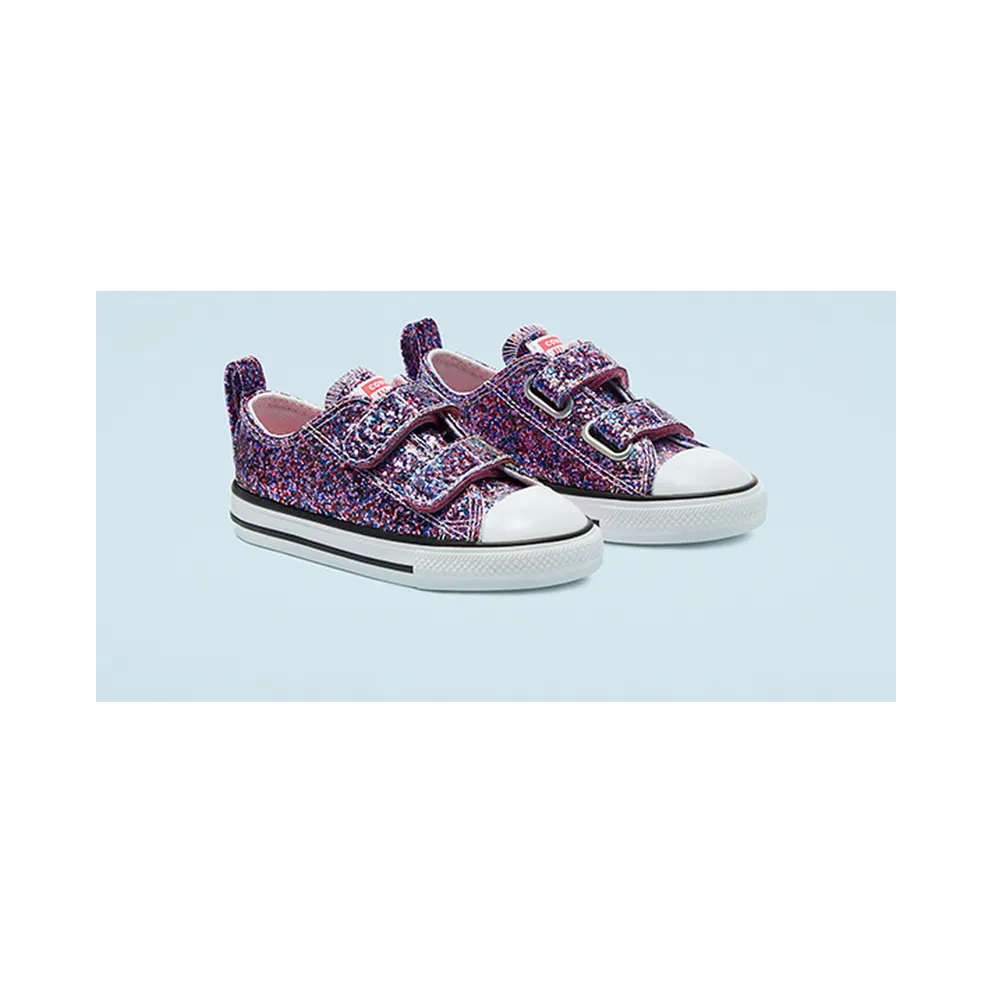 Converse Coated Glitter Easy-On Chuck Taylor All Star Low Top Bold Pink/white/black (770178C)