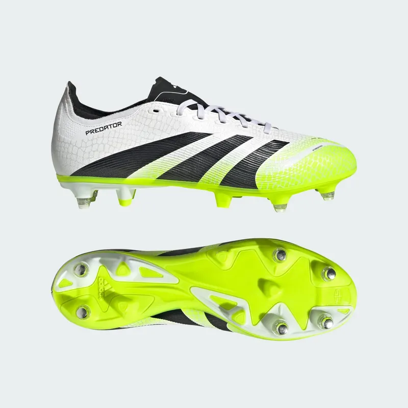 adidas Predator League SG Cloud White Core Black Lucid Lemon (JI1131)