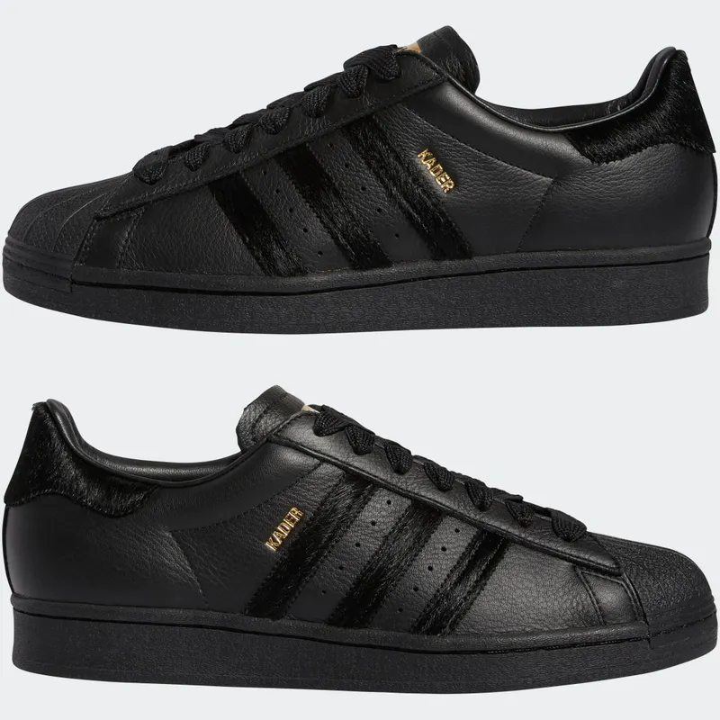 adidas Superstar ADV x Kader Core Black / Core Black / Gold Metallic (GX7172)