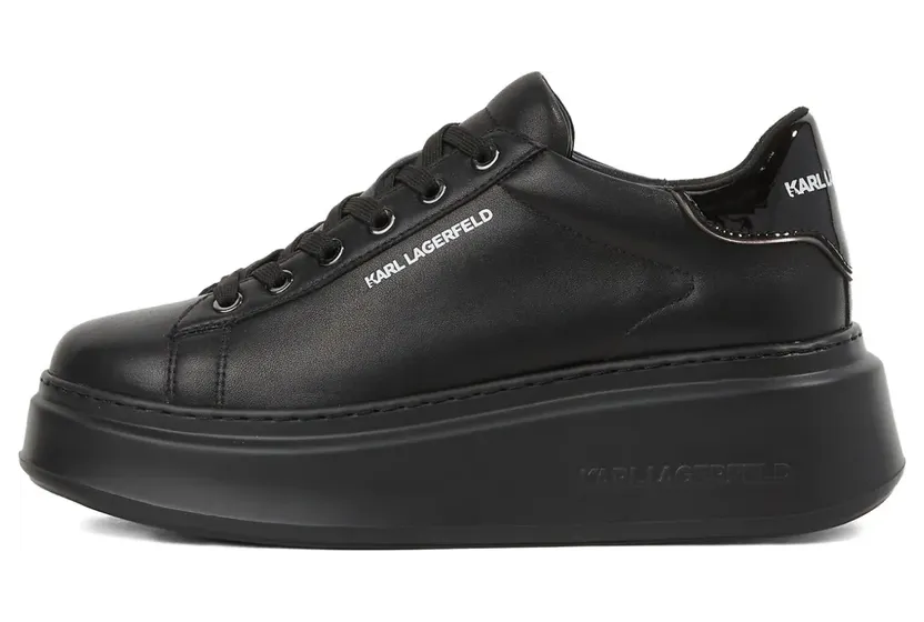 Karl Lagerfeld Anakapri Ikon Sneakers mit Anhänger – Schwarz (KLL63516999)