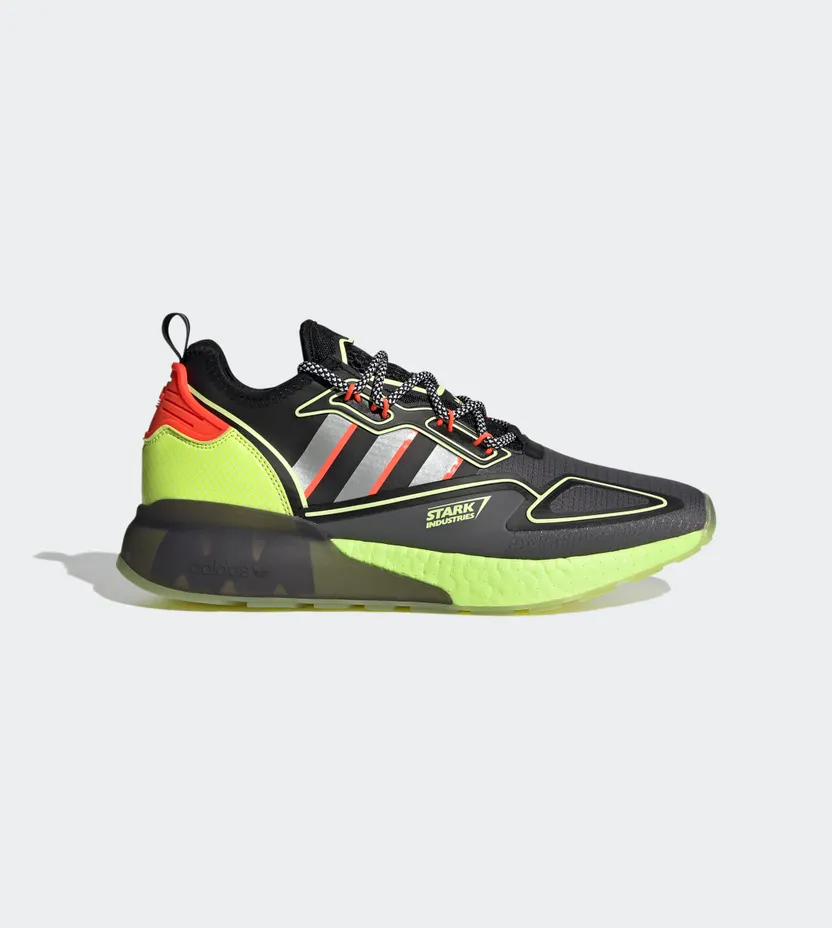 adidas ZX 2K Boost Marvel Grey Five / Silver Metallic / Core Black (H02559)