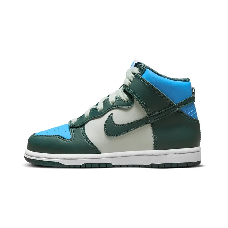 Nike Dunk High PS “Deep Jungle / Light Silver / University Blue / University Gold” (DD2314-300)