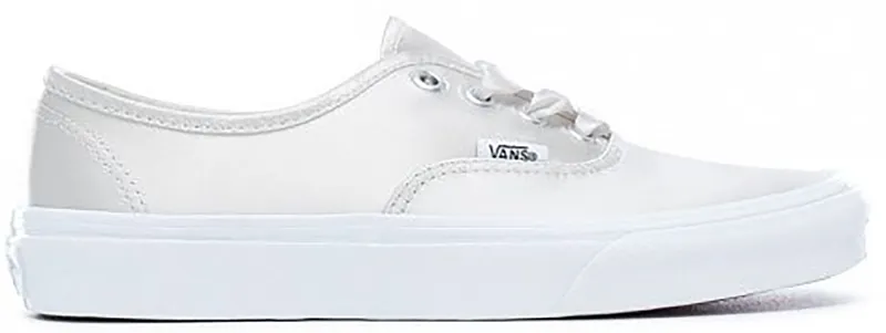Vans Authentic Satin Lux Light Silver Light Silver/White (VN0A38EMQ9J)