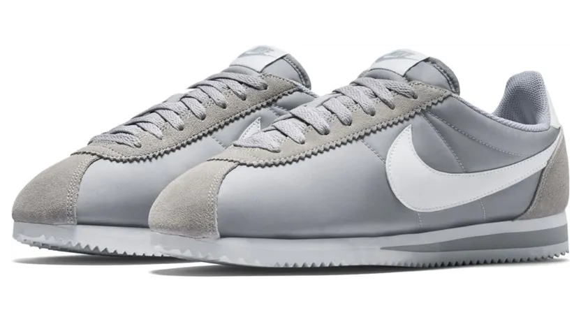 Nike Classic Cortez Nylon Wolf Grey / White (807472-010)