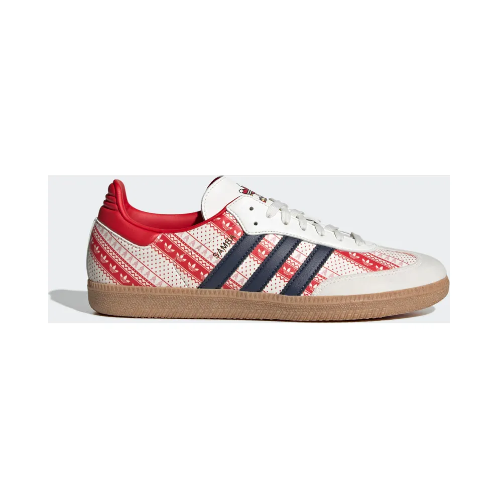 Adidas Samba Vegan Christmas Cloud White / Shadow Navy / Vivid Red (GZ4711)
