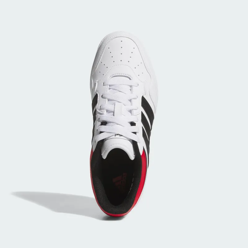 Adidas Hoops 4.0 Kids Cloud White / Core Black / Better Scarlet (JQ7852)
