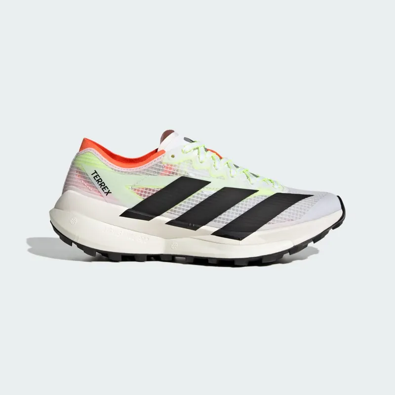 Adidas Terrex Agravic Speed 2 Trail Running Shoes Cloud White / Core Black / Semi Impact Orange (JS3537)
