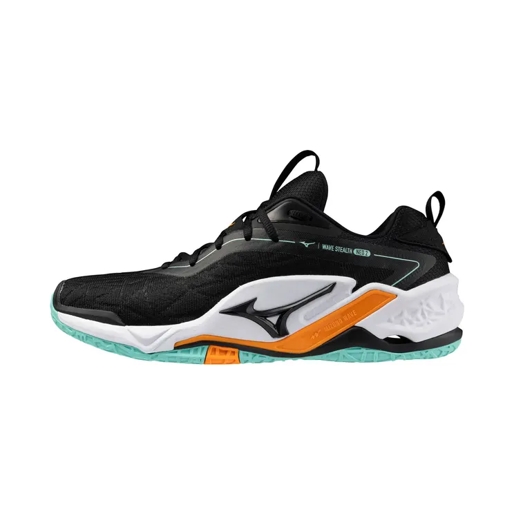 Mizuno Wave Stealth Neo 2 Black Tangelo Ice Green (X1GA240012)