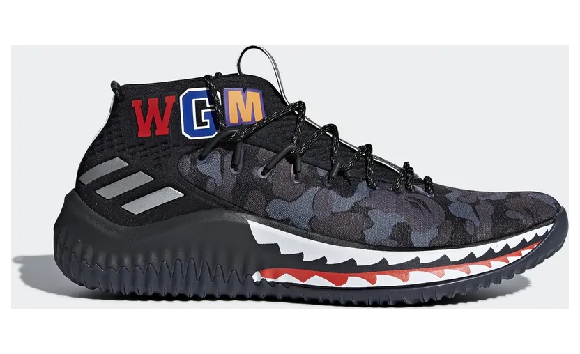 adidas Dame 4 A Bathing Ape Black