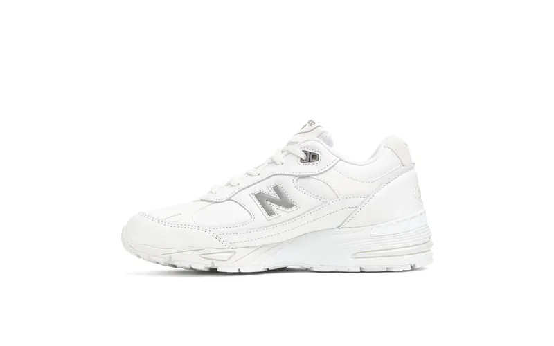 New Balance 991 MiUK White Grey (W991TW)