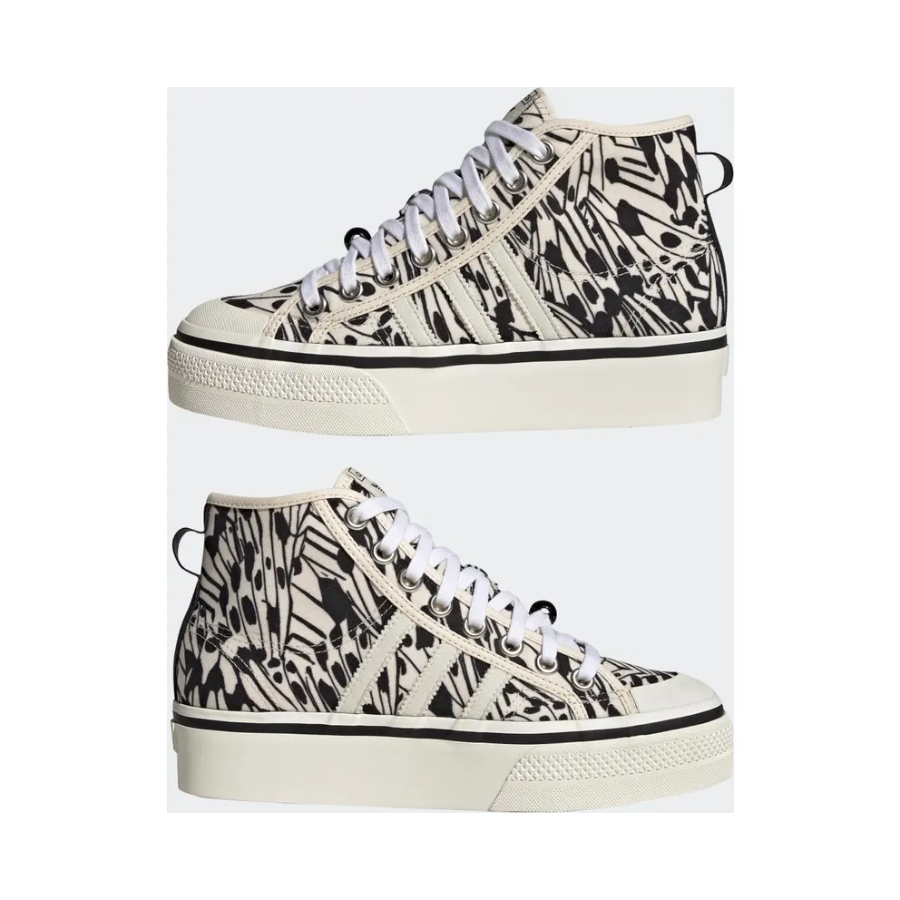 Adidas Nizza Platform Mid Wonder White / Off White / Core Black (GY9424)