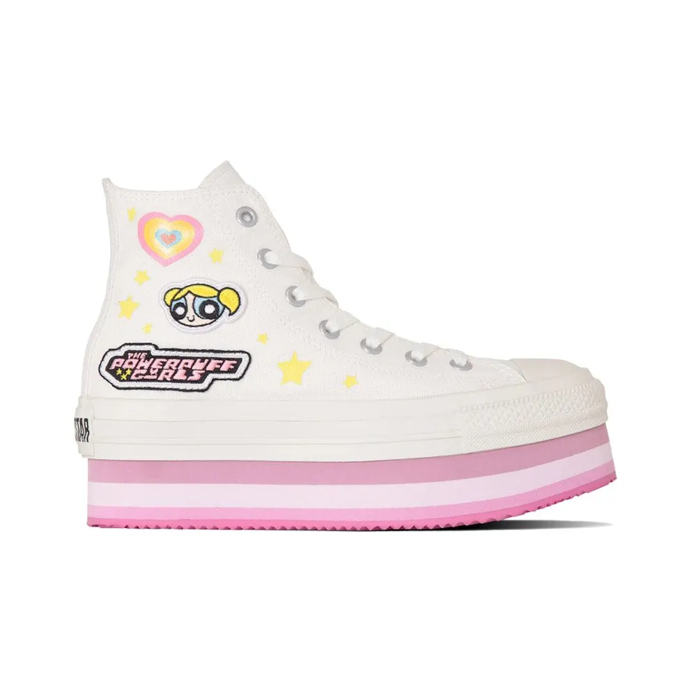 Converse Chuck Taylor All Star Chunkyline Hi The Powerpuff Girls White (31312820)