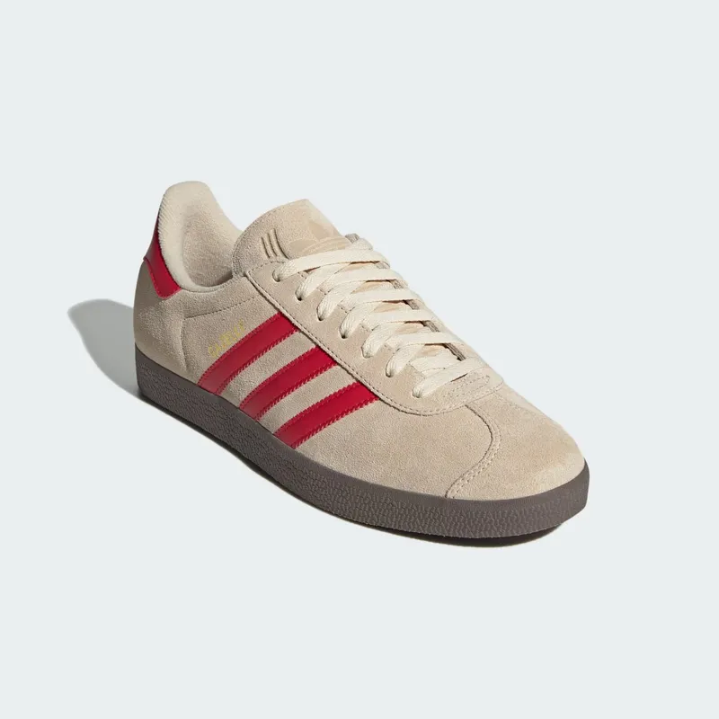 Adidas Gazelle Sand Strata / Better Scarlet / Cloud White (JH5393)
