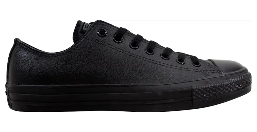 Converse Chuck Taylor All-Star Leather Ox Black Nubuck (1T865)