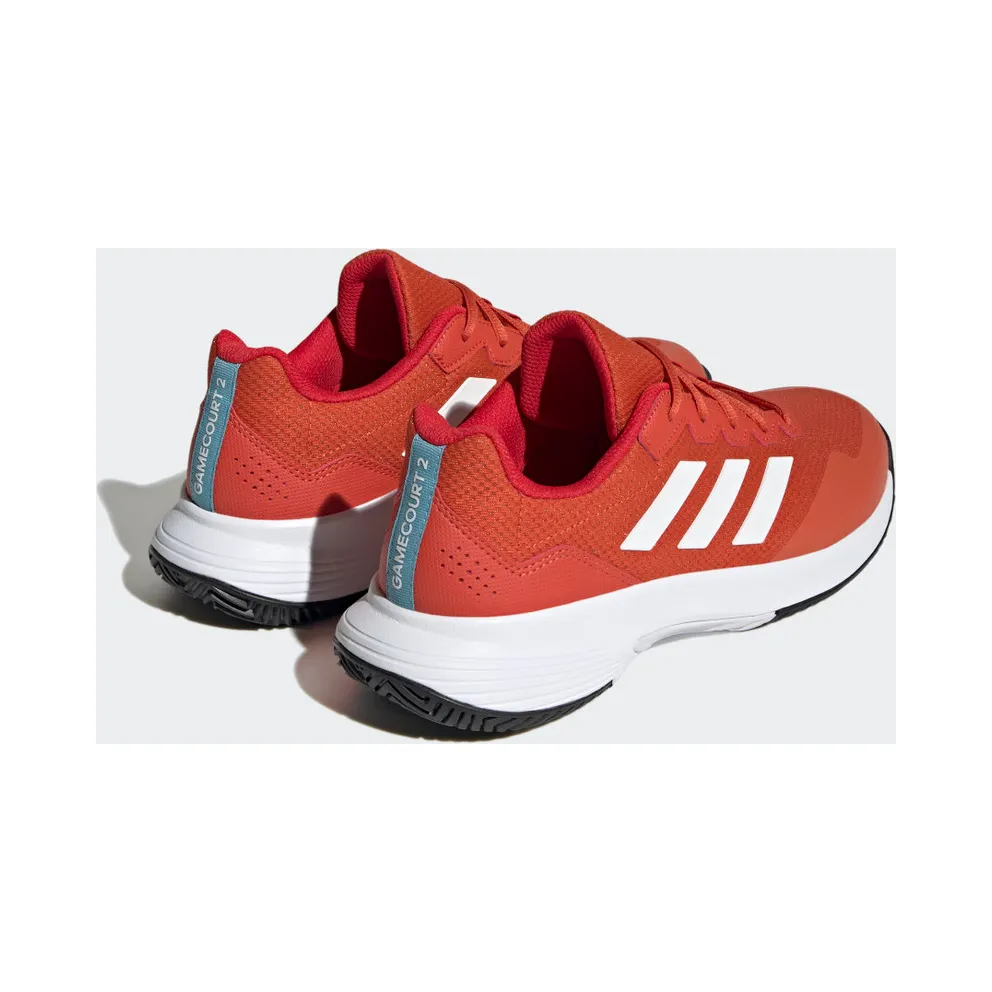 adidas Gamecourt 2.0 Tennis Shoes Preloved Red / Cloud White / Preloved Blue (HQ8479)