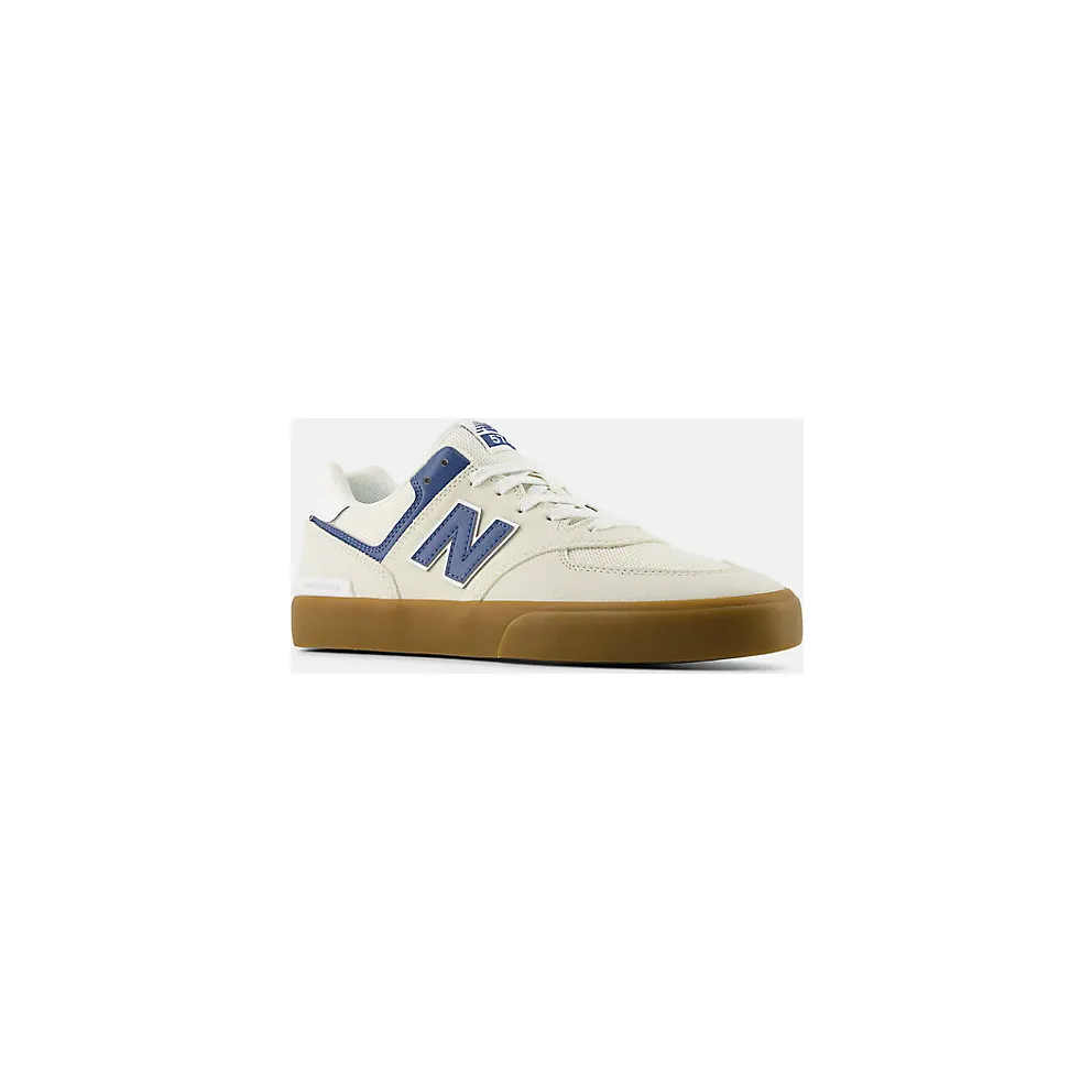 New Balance Numeric 574 Vulc Sea Salt Dark Shoreline Blue (NM574VRU)