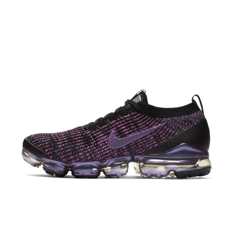 Nike Air VaporMax Flyknit 3 Throwback Future Black/Blue Lagoon-Laser Fuchsia-Metallic Silver (AJ6900-007)