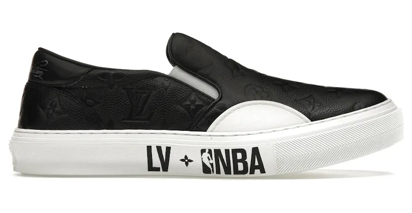 Louis Vuitton x NBA Ollie Slip On Black (BL9I1PGC02N)