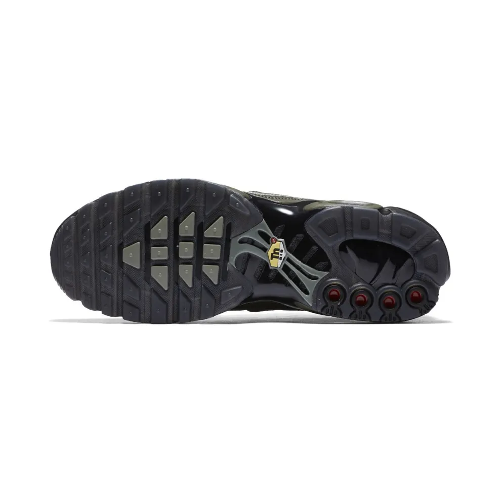Nike Air Max Plus Jacquard “Cargo Khaki / Black / Light Bone / Dark Stucco” (845006-300)