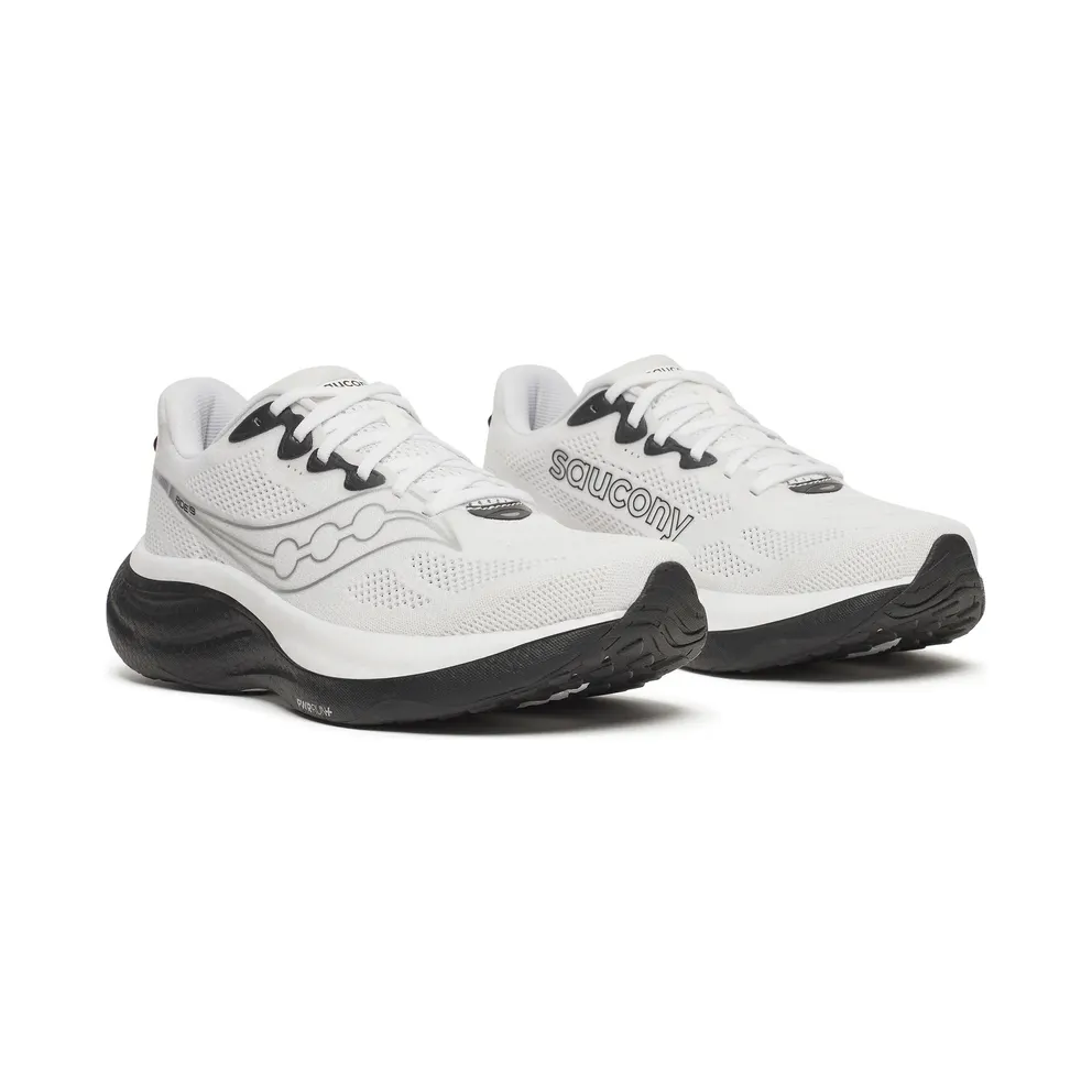 SAUCONY Ride 19 “White / Black” (S21055-103)