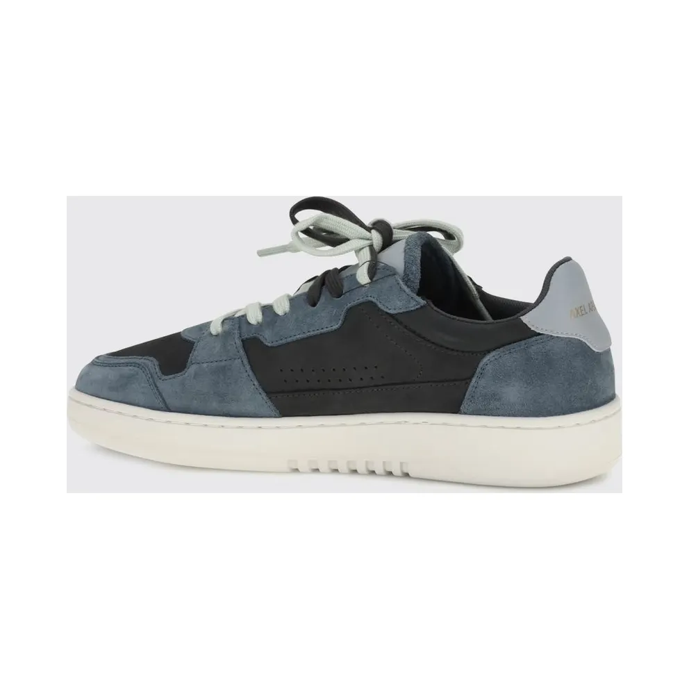 Axel Arigato Dice Lo Bicolour Nubuck and Suede Trainers Blue (F4219003)