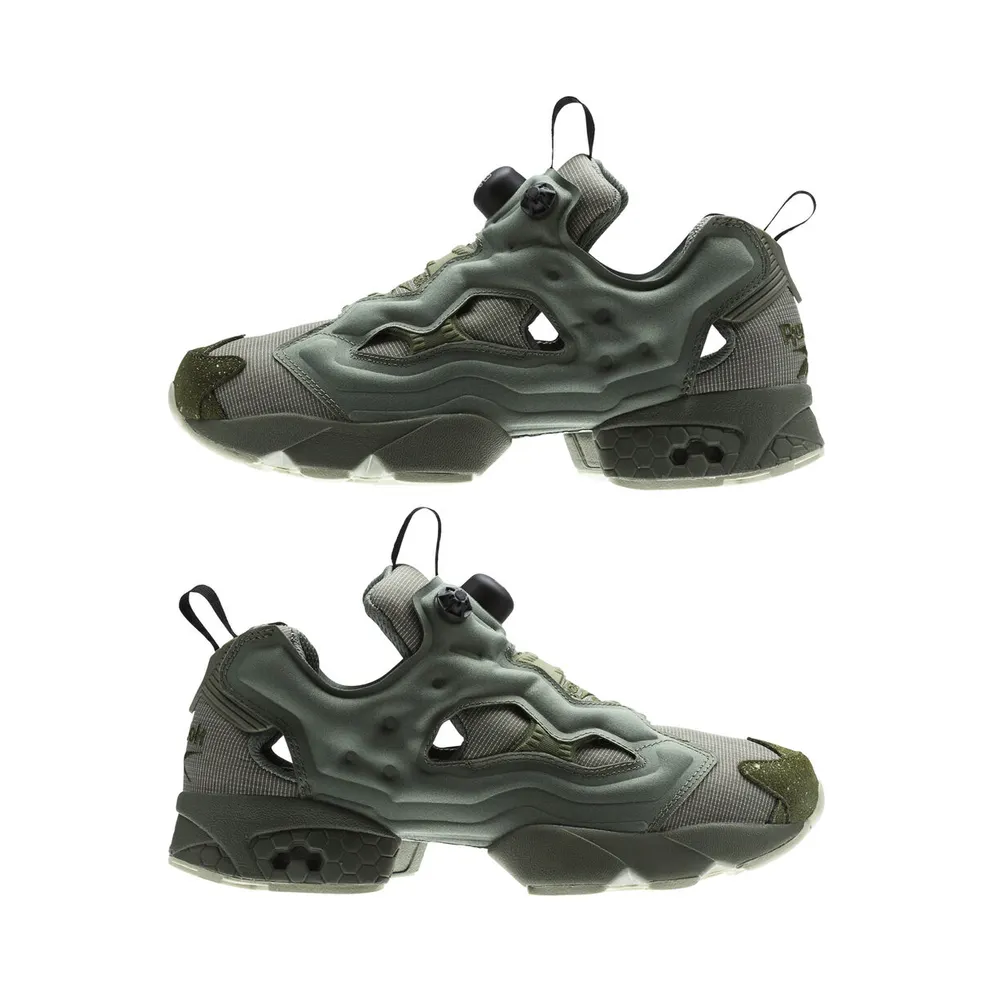 Reebok Instapump Fury Military Green Hunter Green/Mystic Grey-Teal (Other Brands Reebok)