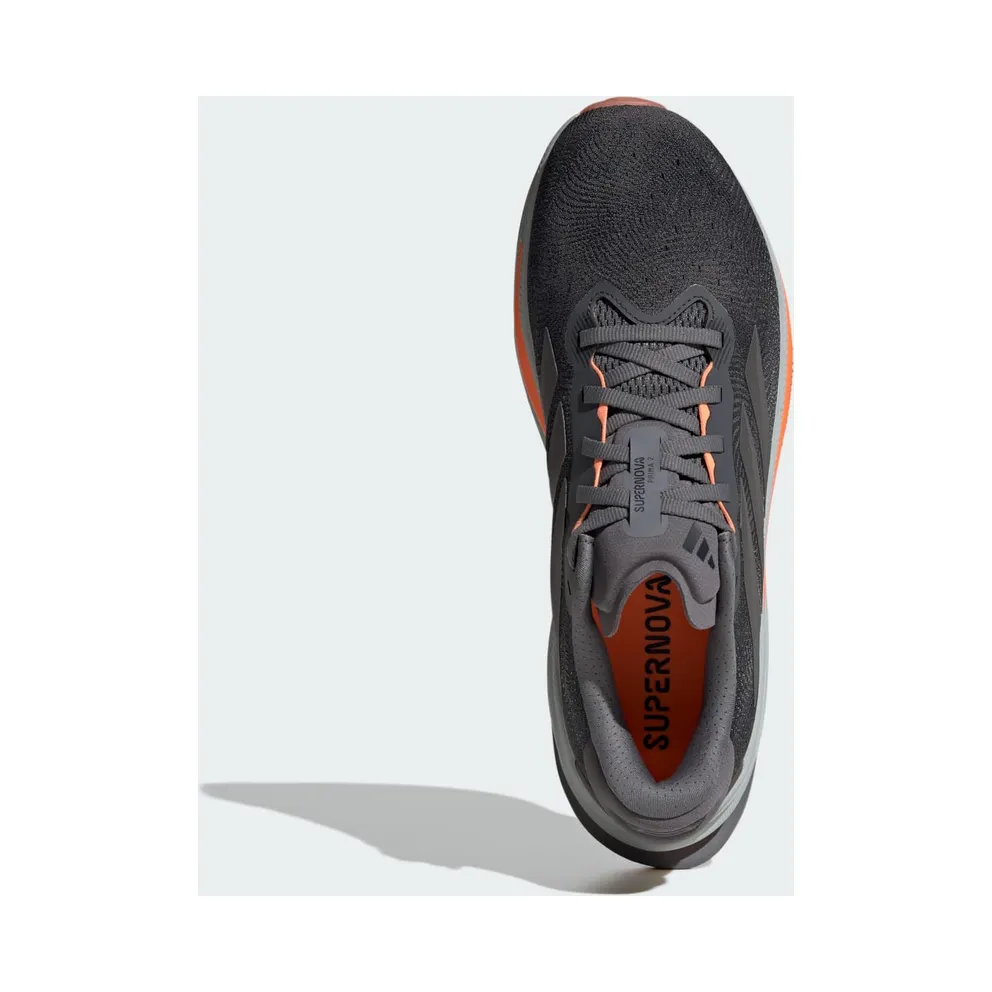 Adidas SUPERNOVA PRIMA 2 Running Shoes Grey Four / Iron Metallic / Lucid Orange (JR7361)