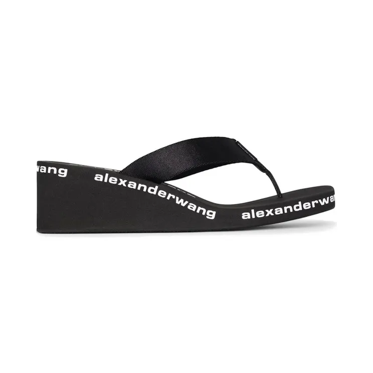 Alexander Wang AW Wedge Flip Flop Black (30321S019 001)