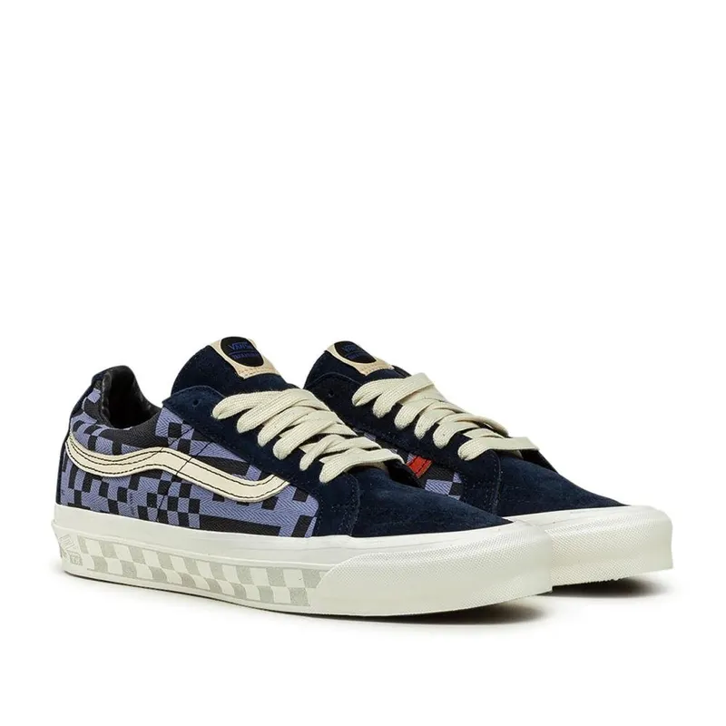 Vans Sk8-Lo Re-Issue Taka Hayashi QR Checkerboard Blue Total Eclipse (VN0A4U4BXT81)