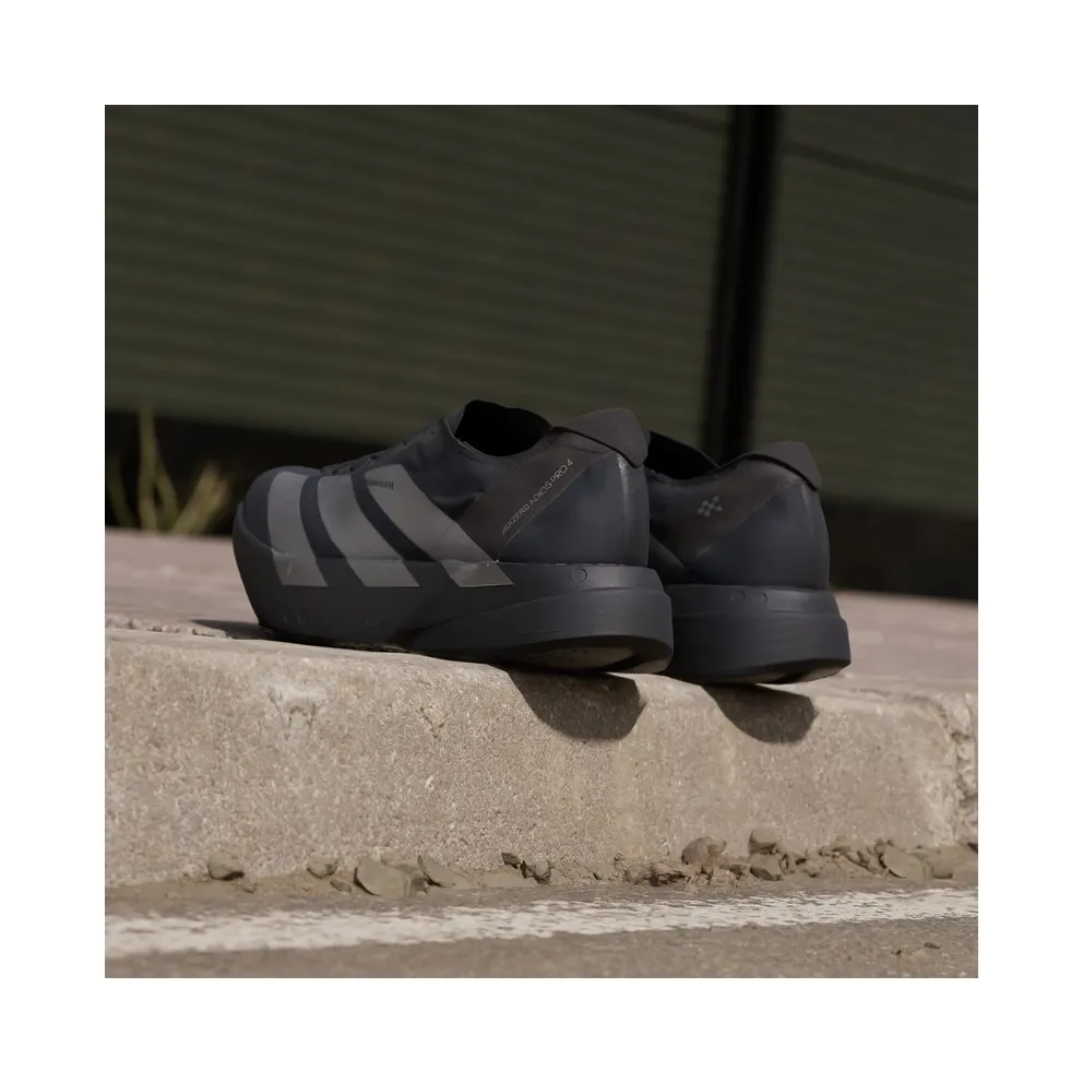 Adidas Adizero Adios Pro 4 Core Black / Iron Metallic / Carbon (JR4887)
