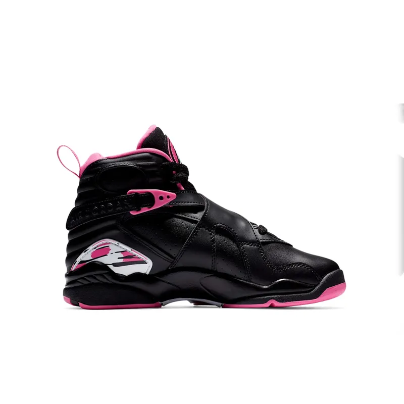 Jordan 8 Retro Pinksicle (GS) Black/White-Pinksicle (580528-006)